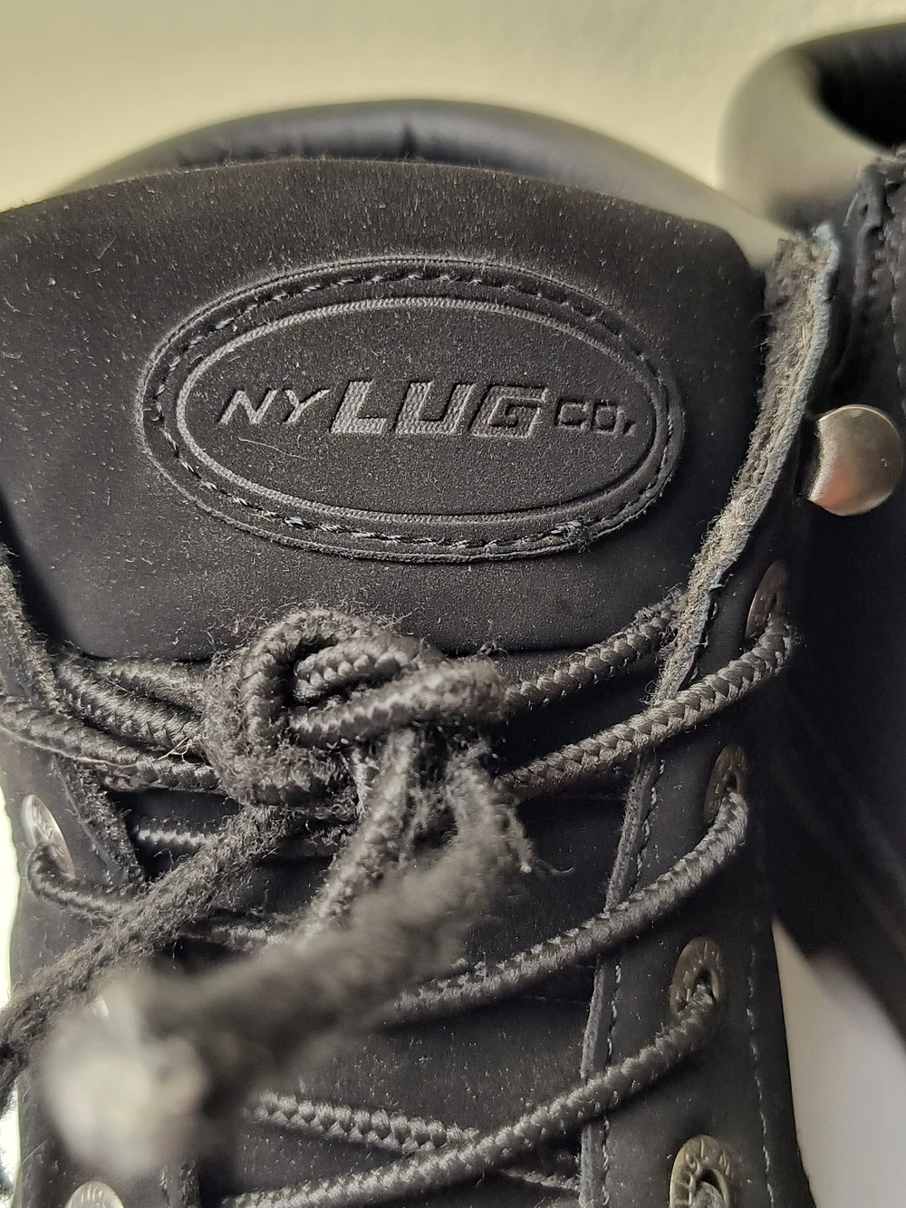 Lugz Black Men's Work Boots - Lace-Up